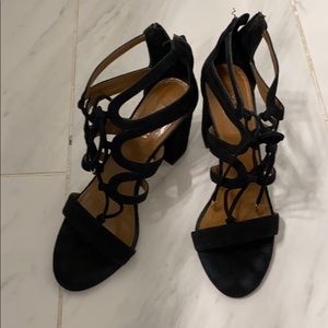 Aquazzura suede heels